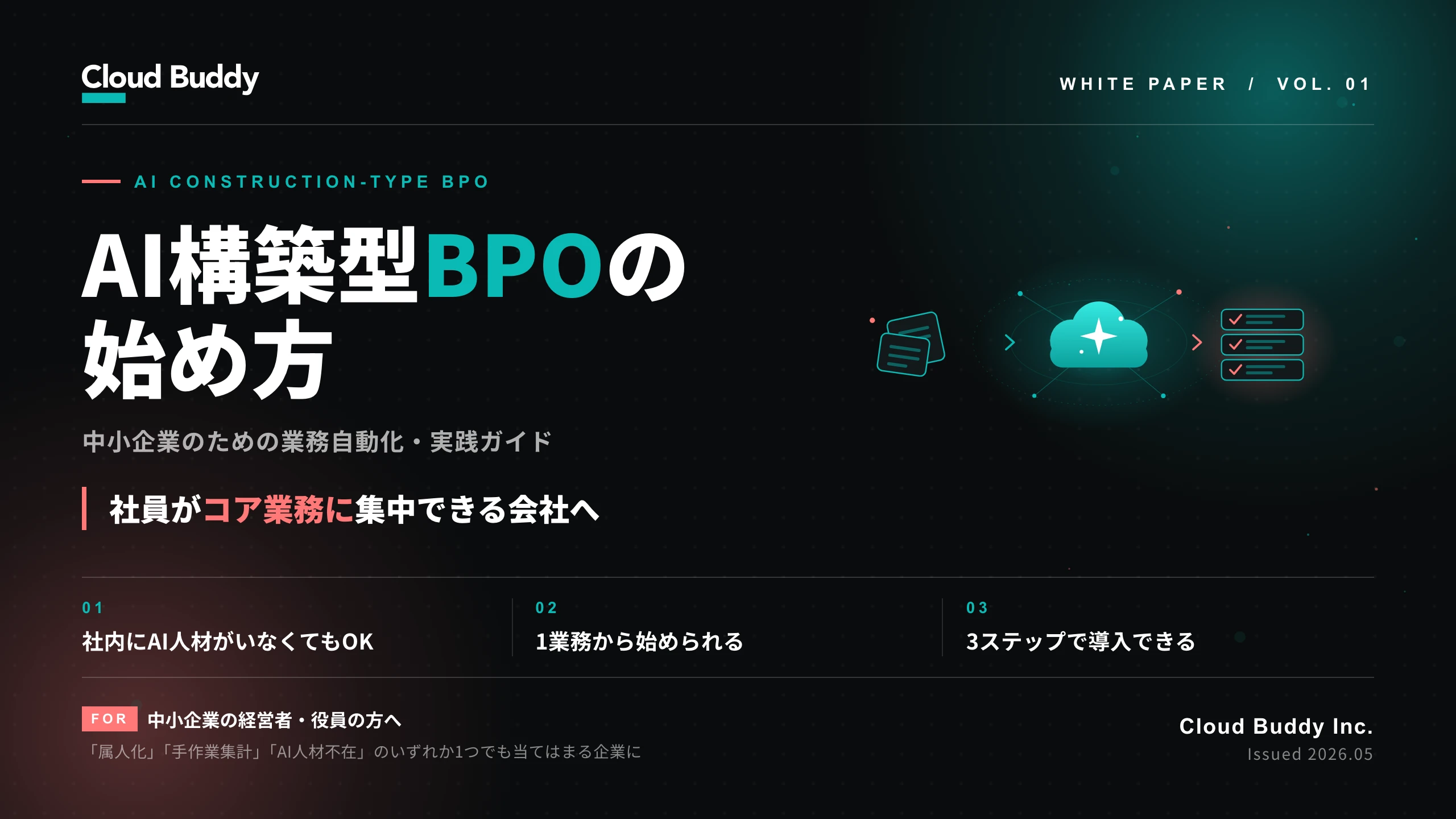 AI構築型BPOの始め方